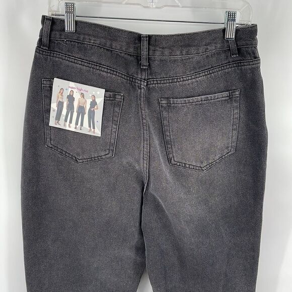 Simple Society distressed super high rise button fly raw hem jeans NEW NWT 7 28 - Picture 9 of 16